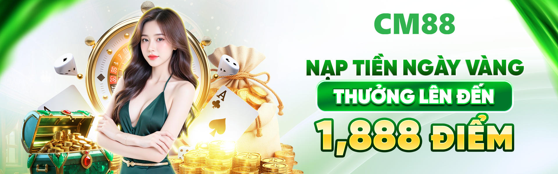 Cm88 nạp tiền ngày vàng thưởng tới 1888 điểm