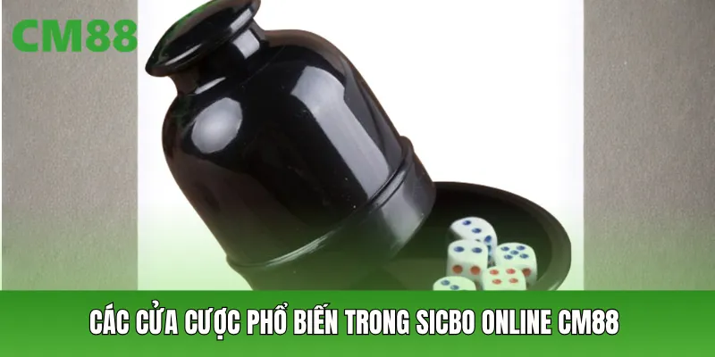 Các cửa cược phổ biến trong Sicbo Online CM88
